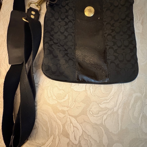 Coach Black Leather Bag - Picture 3 of 12